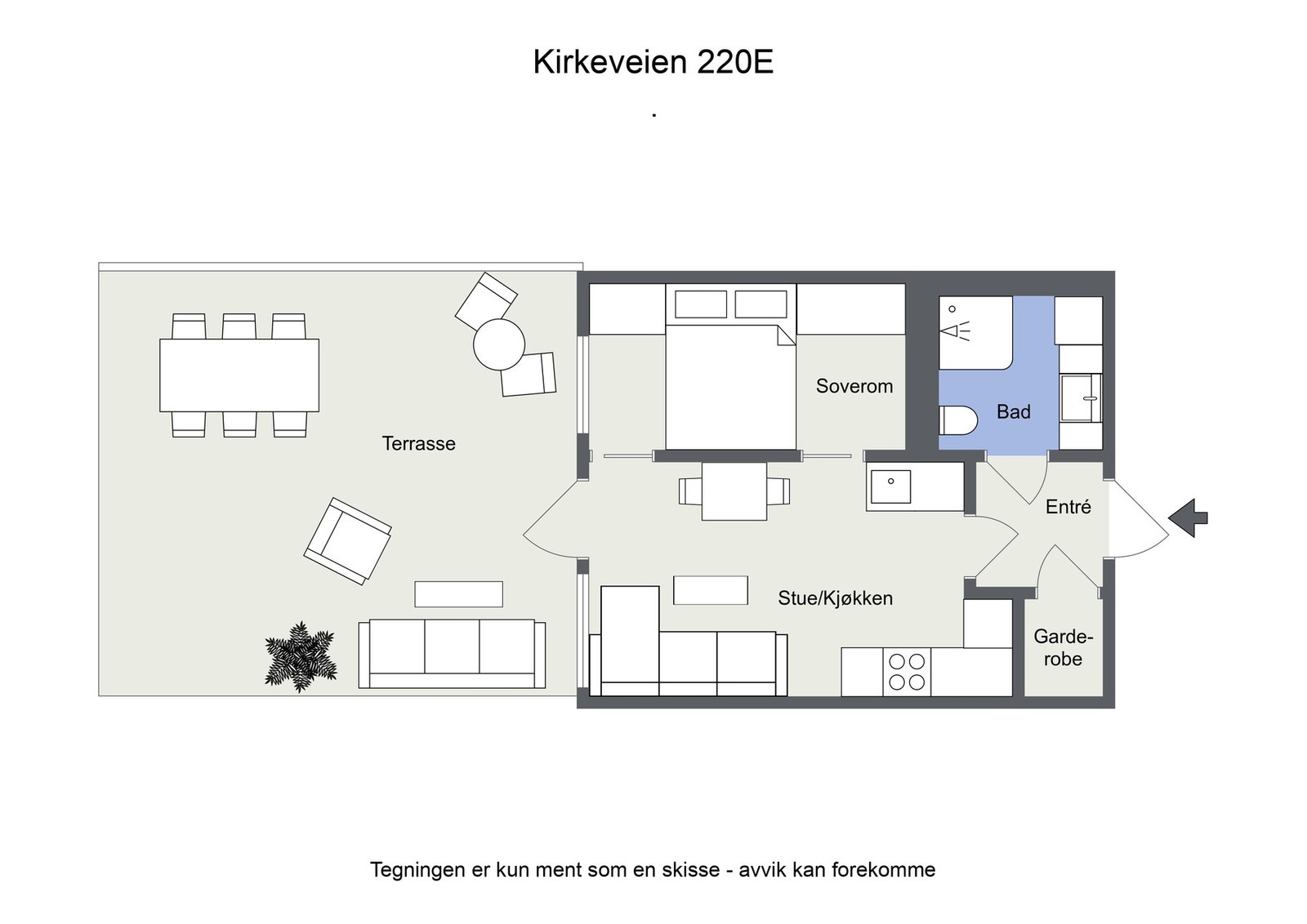 Plantegning 2.etasje Galleribilde