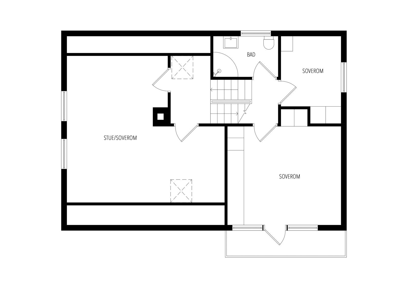 Plantegning Galleribilde