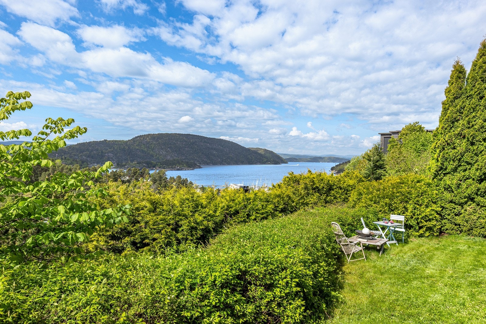 Nydelig fjordutsikt Galleribilde