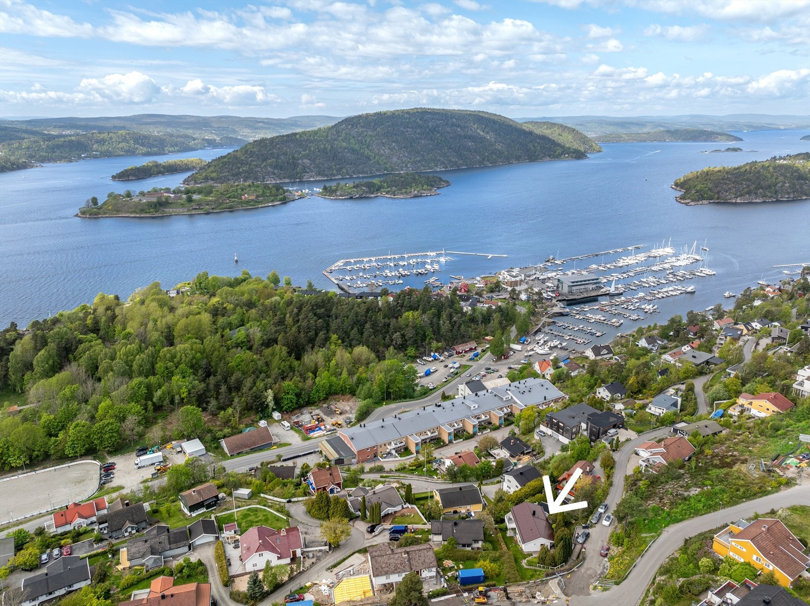 Dronefoto Galleribilde