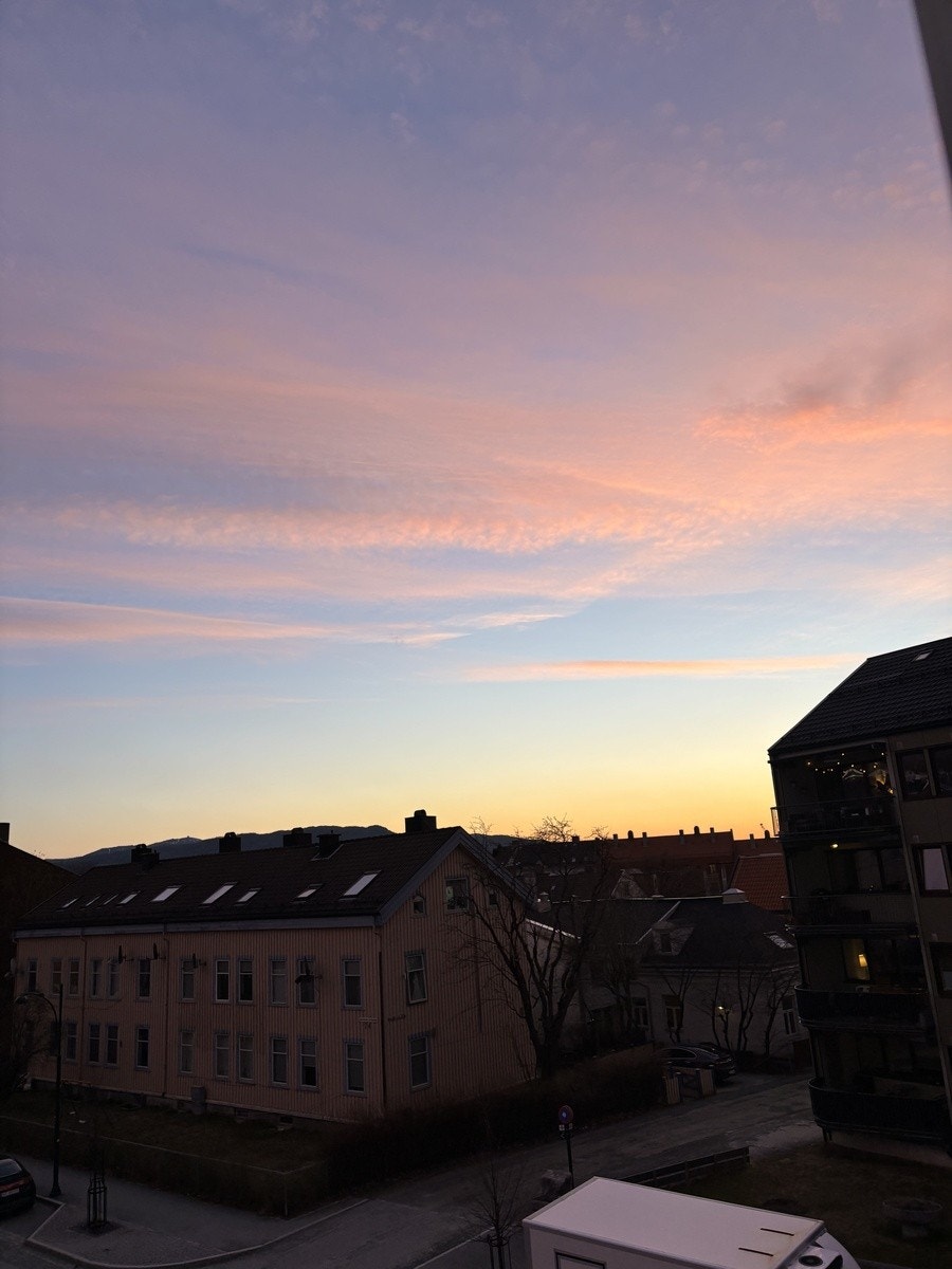 Utsikt fra balkong. Galleribilde