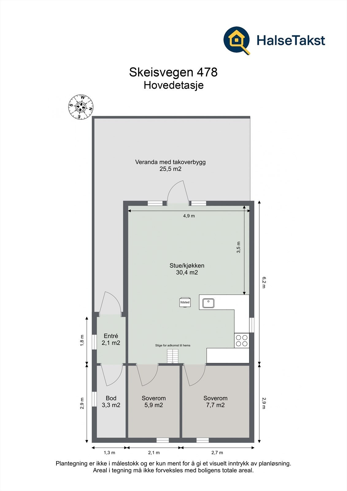 Planskisse Galleribilde