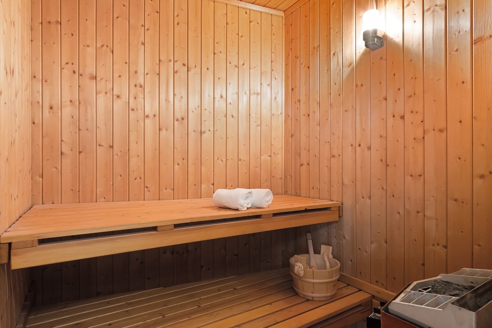 Badstue med adkomst fra badet Galleribilde