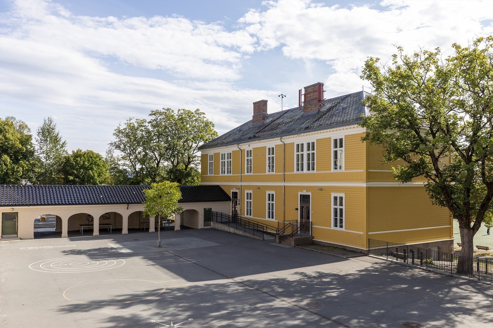 Fin skolevei til Grefsen skole som ligger ca. 700 meter fra boligen Galleribilde