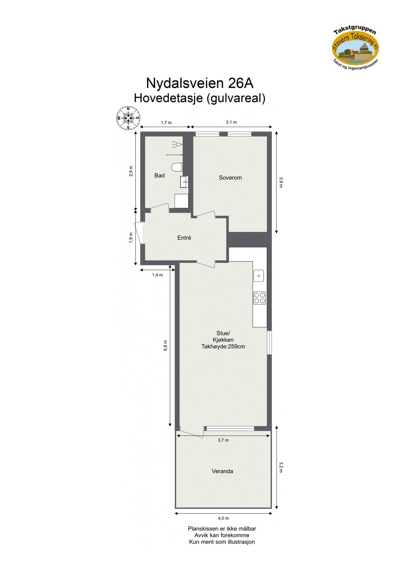 Plantegning 1. etasje. Galleribilde