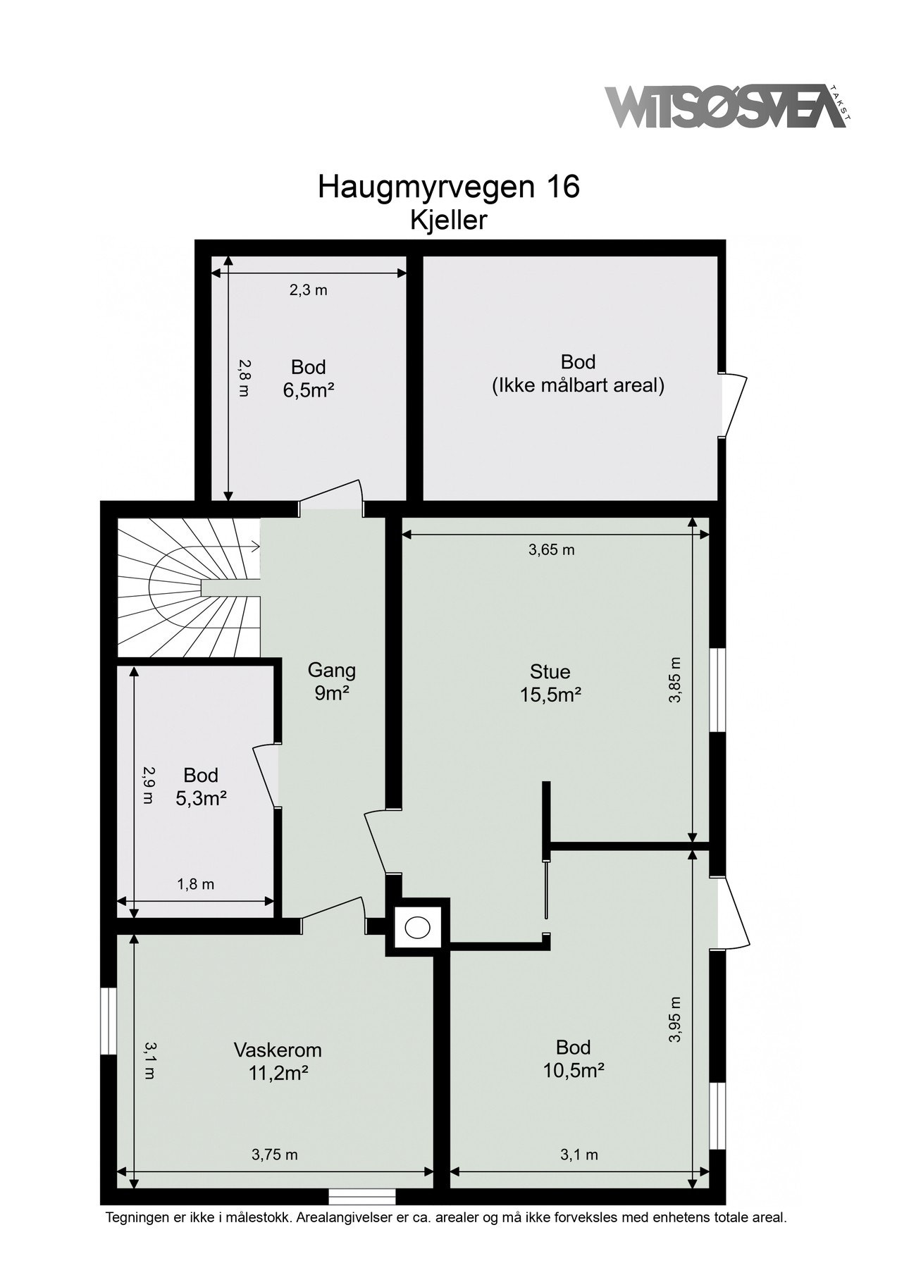 planskisse kjeller Galleribilde