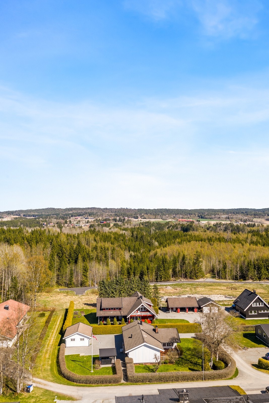 Området byr på gode rekreasjonsmuligheter og landlig utsikt. Galleribilde