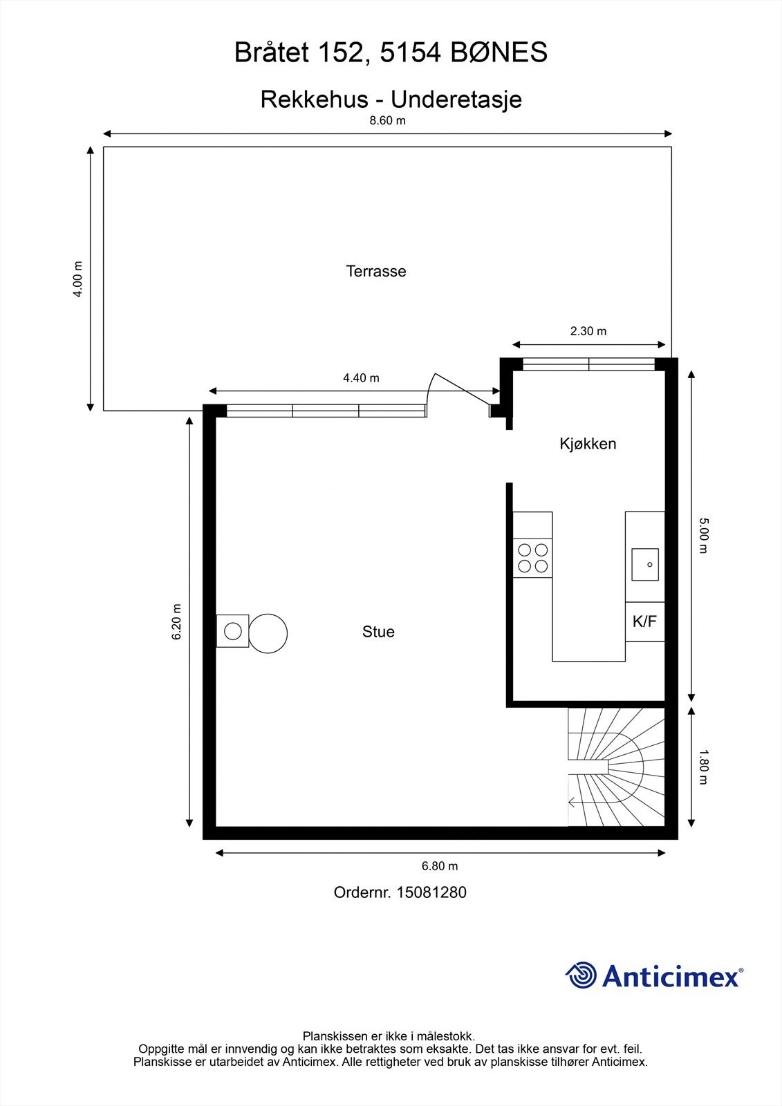 Plantegning - Underetasje Galleribilde