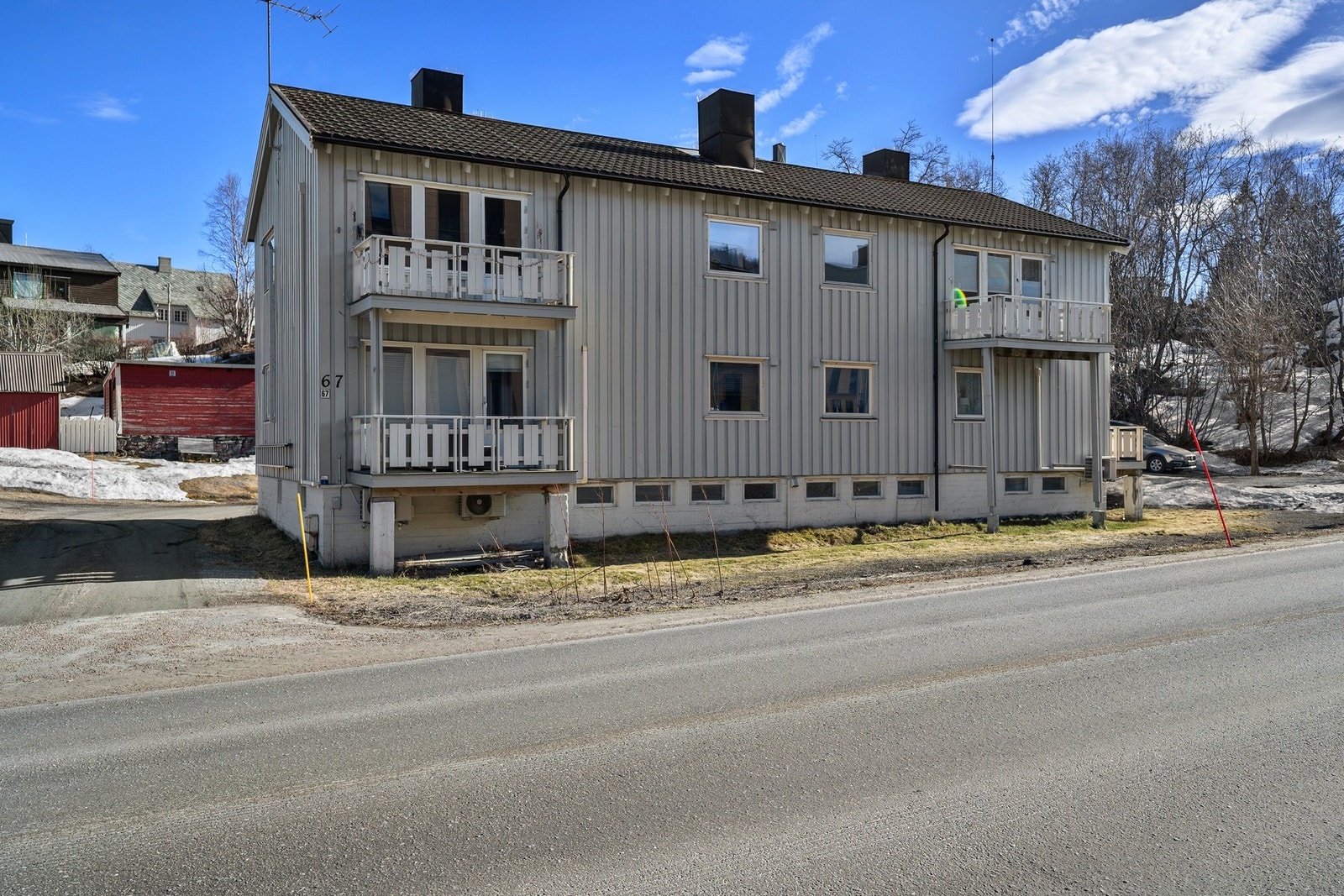 I kjelleretasje har leiligheten to egne boder med areal på totalt ca 11 kvm Galleribilde