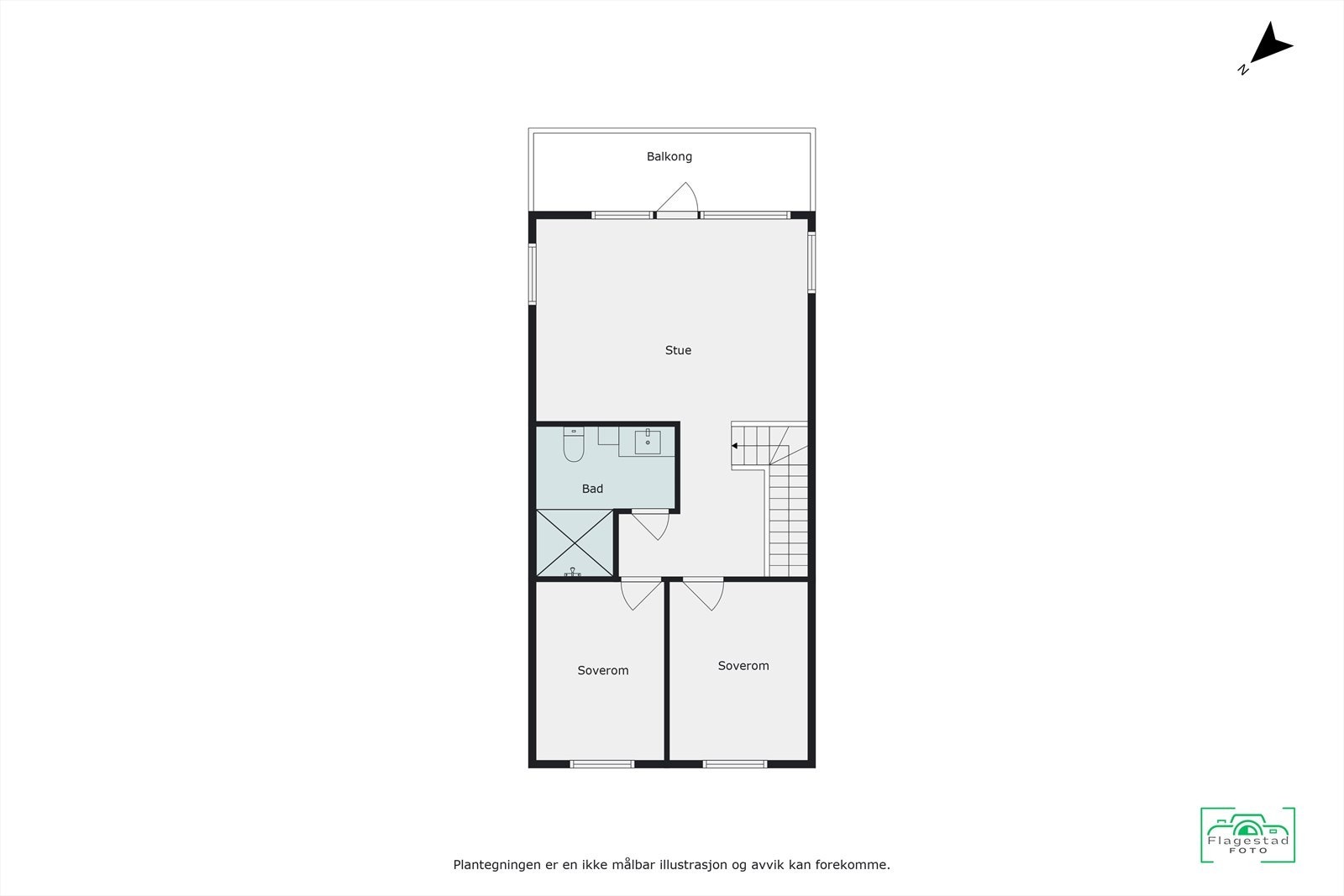 Plantegning 2. etasje Galleribilde