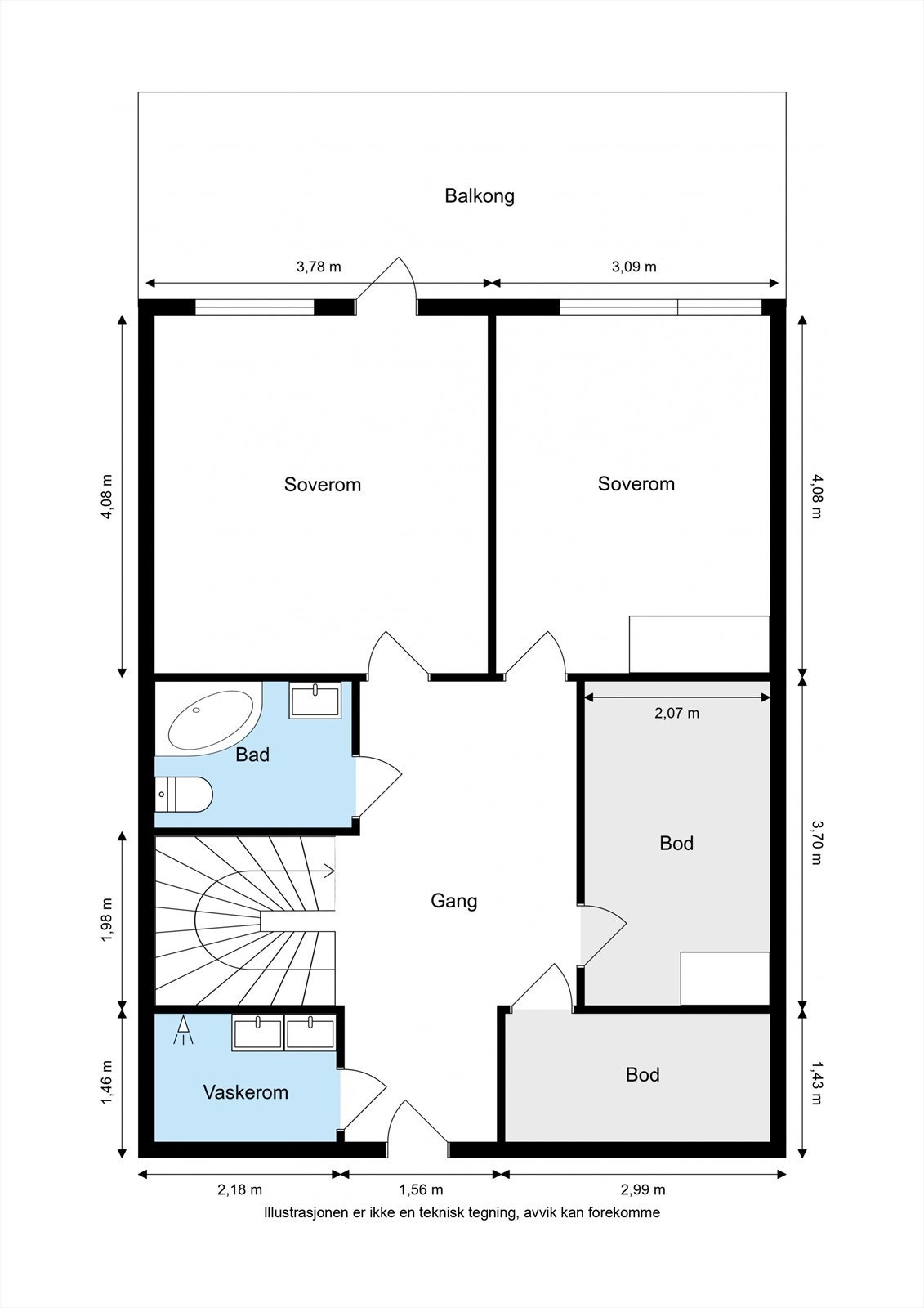 Plantegning 1. etasje Galleribilde