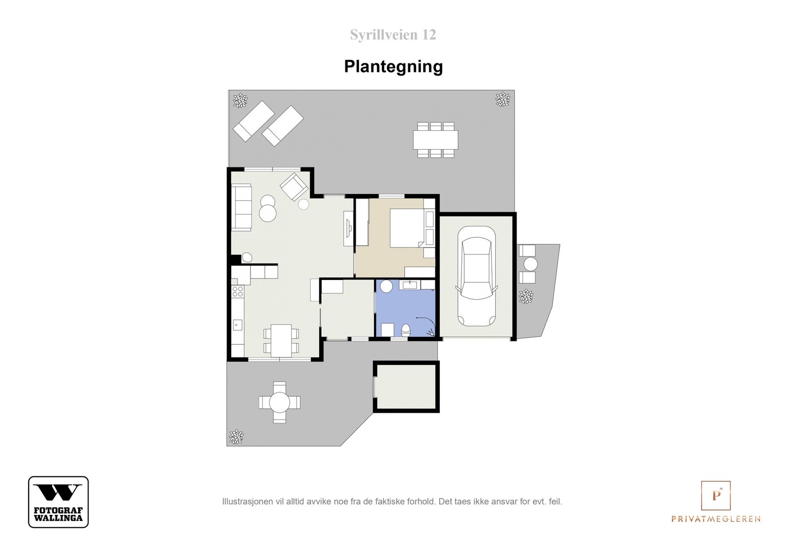 Plantegning Galleribilde