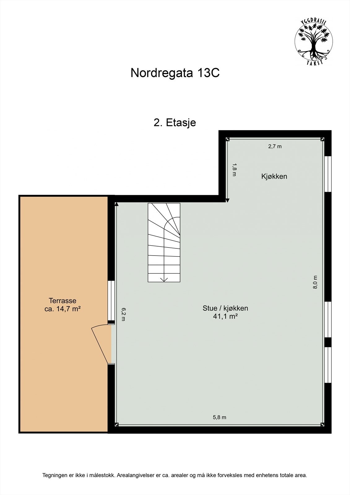 Plantegning- 2. Etasje Galleribilde