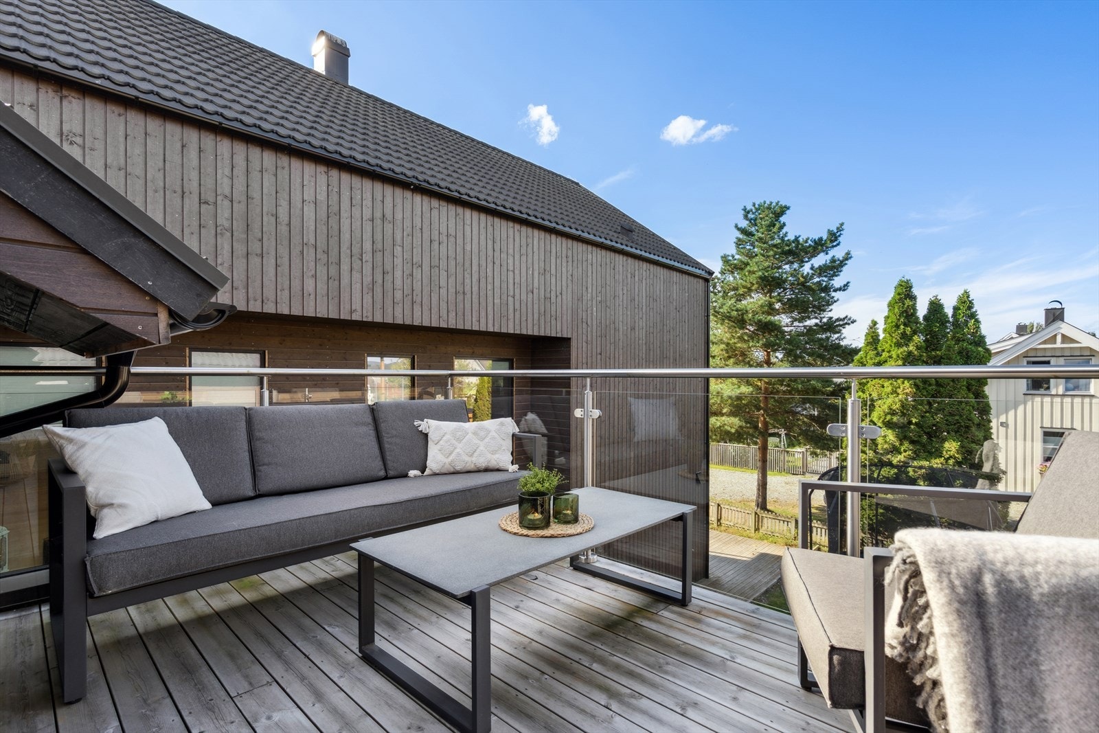 Stor takterrasse på 14,7 kvm Galleribilde