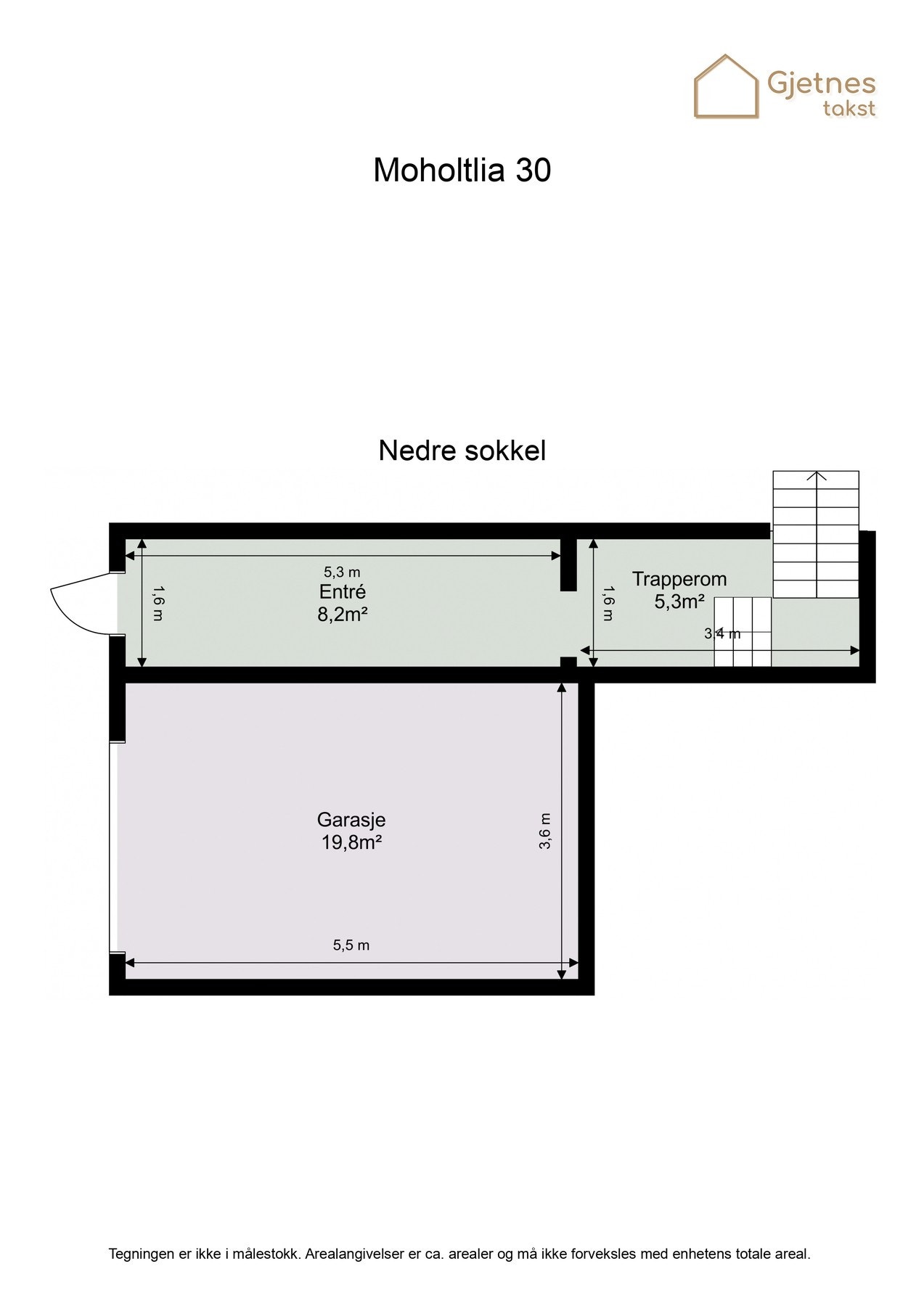 Plantegning sokkel. Galleribilde