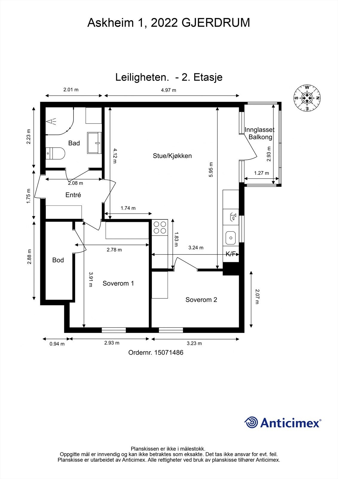 Plantegning Galleribilde