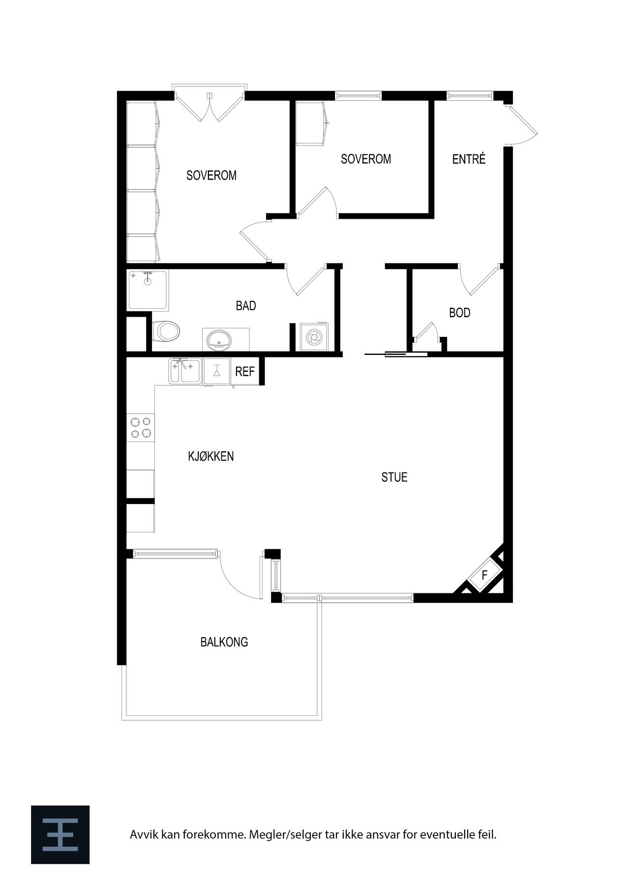 Plantegning | Verven 14B Galleribilde