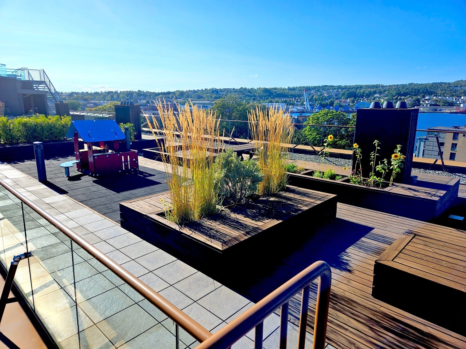 Felles takterrasse (privat bilde). Galleribilde