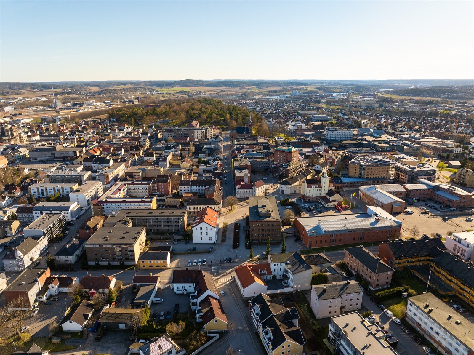 Dronefoto Galleribilde