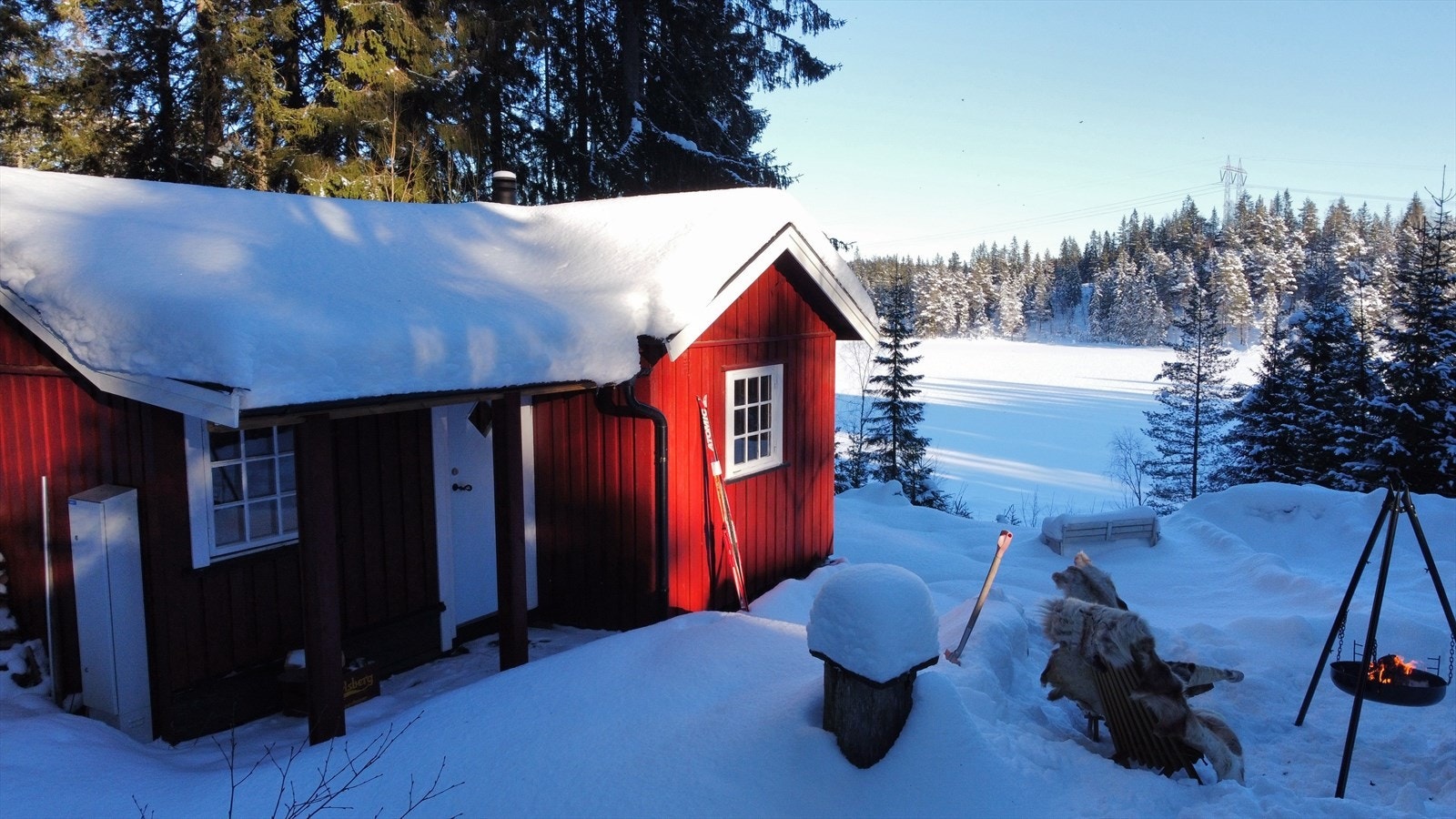 På vinteren er det mange skimuligheter i alle retninger Galleribilde