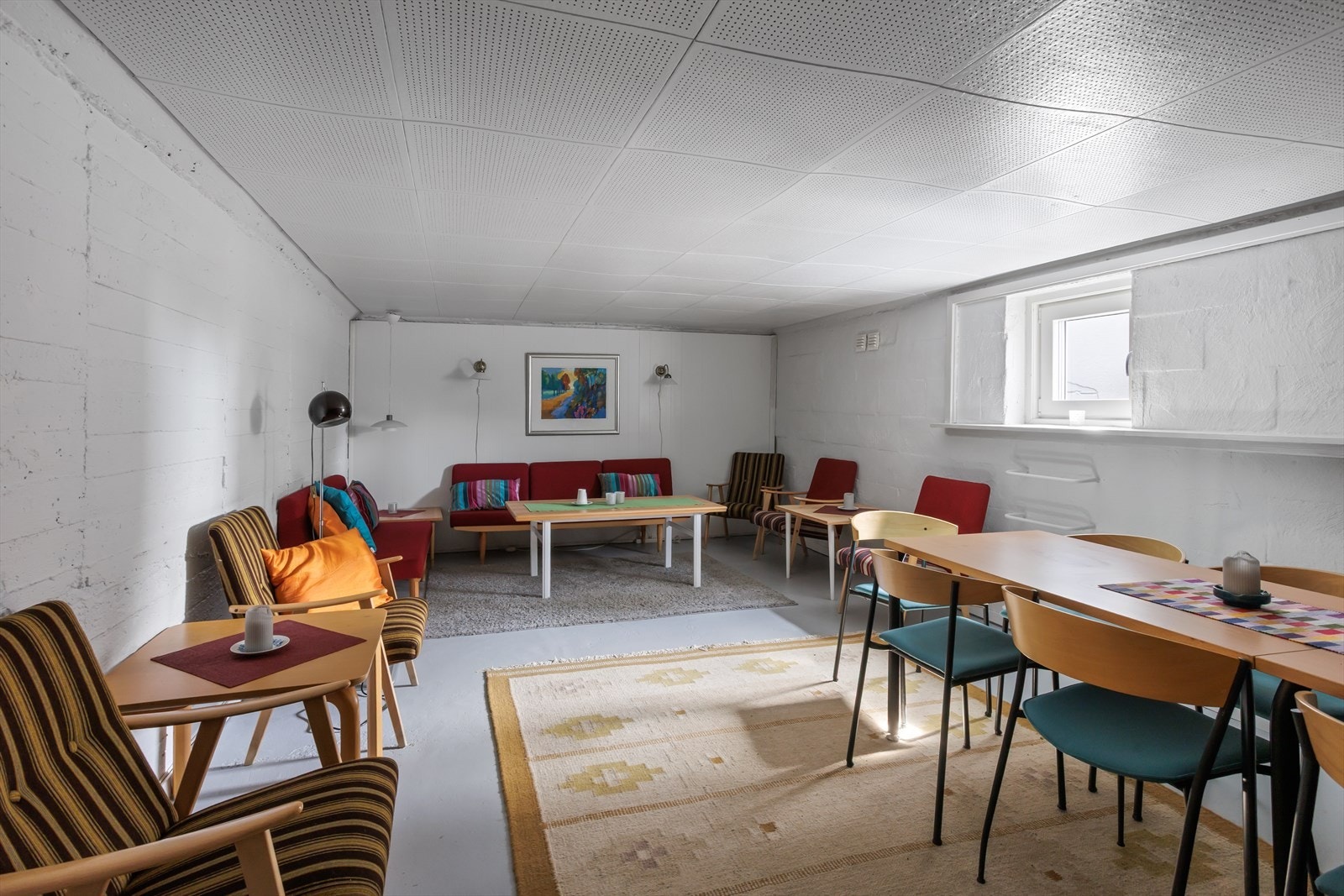 Borettslaget tilbyr også fellesarealer som dette, perfekt for sosiale sammenkomster. Galleribilde