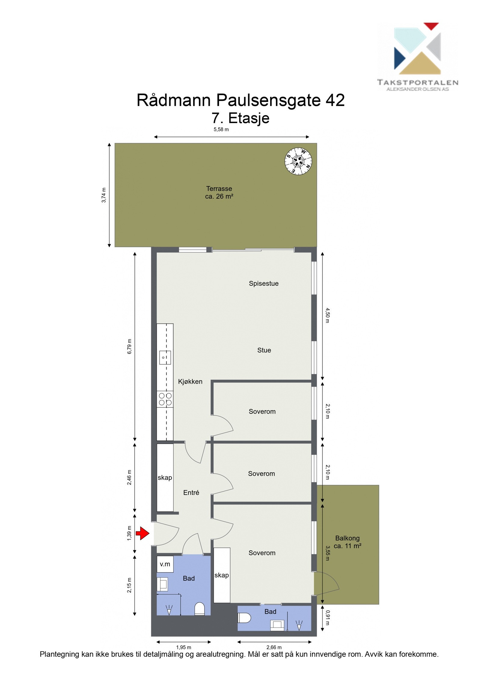 Rådmann Paulsensgate 42 - 7. Etasje Galleribilde