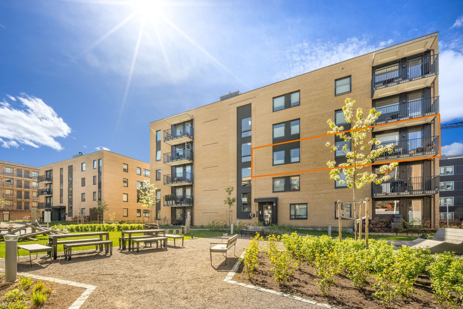 Stor endeleilighet. Galleribilde