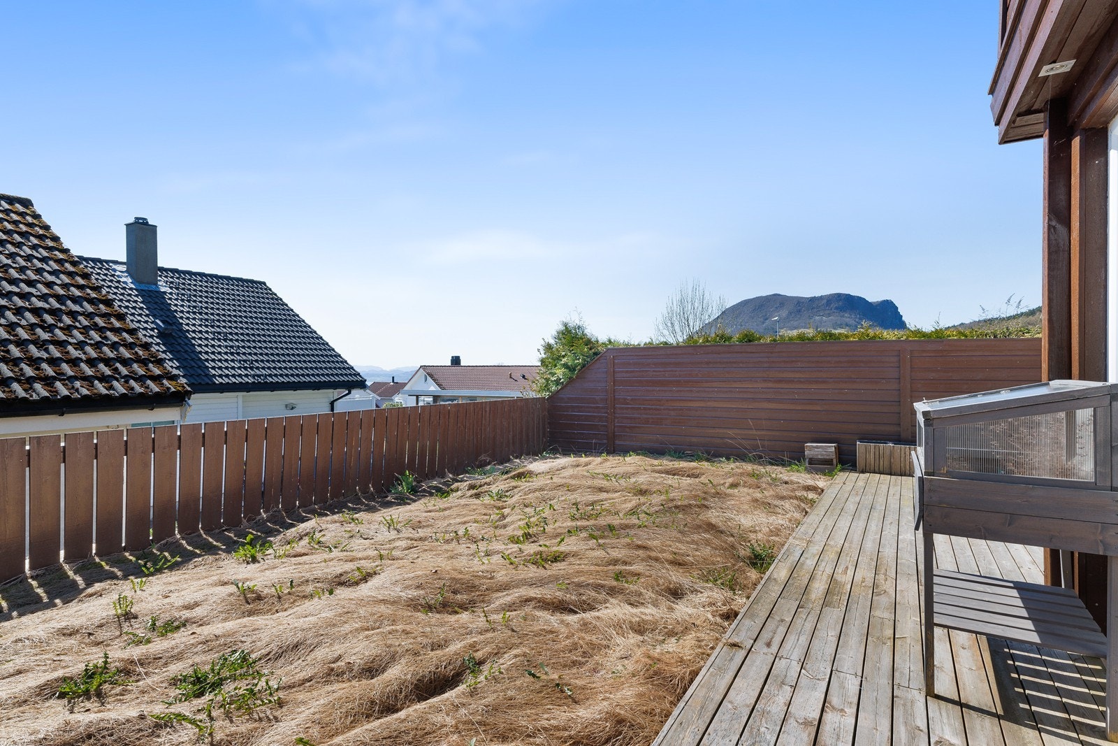 Hagen er skjermet og usjenert, med gode solforhold fra morgen til kveld Galleribilde