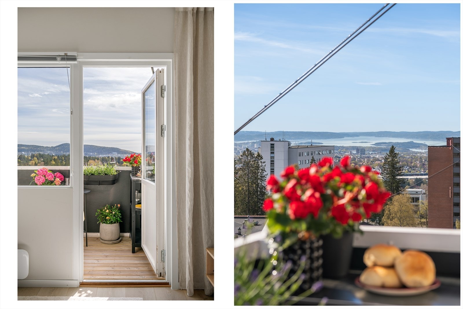 Fra stuen er det utgang til balkongen Galleribilde