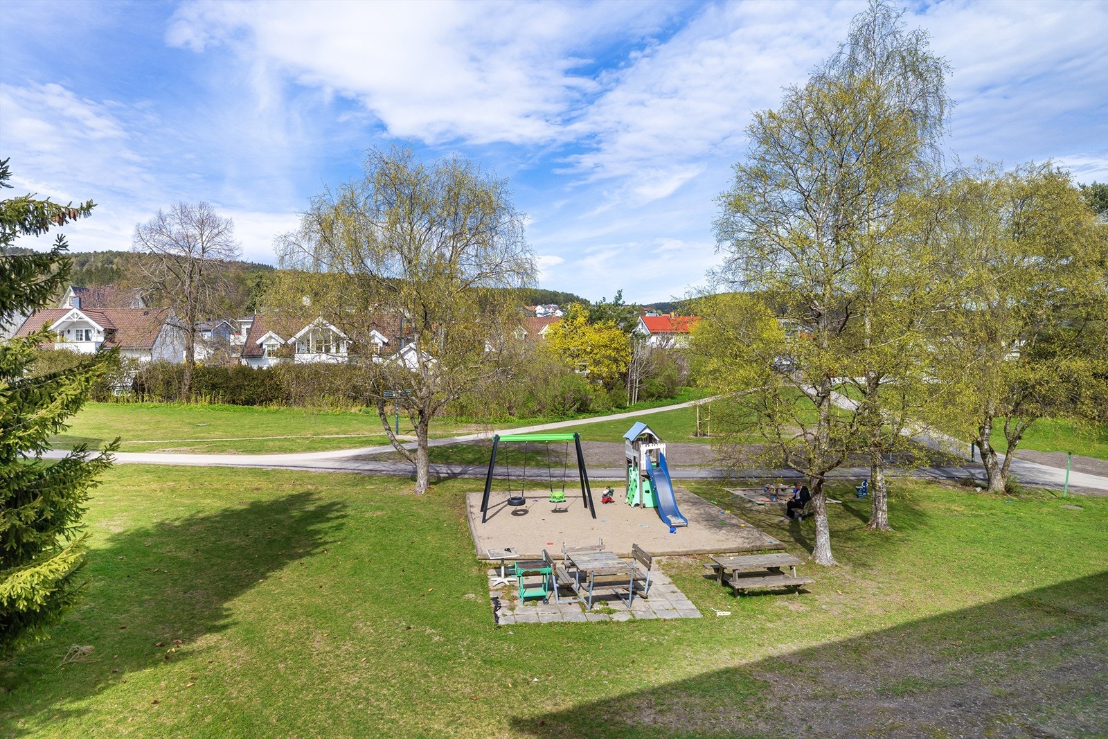Utsikt fra kjøkkenvinduet Galleribilde