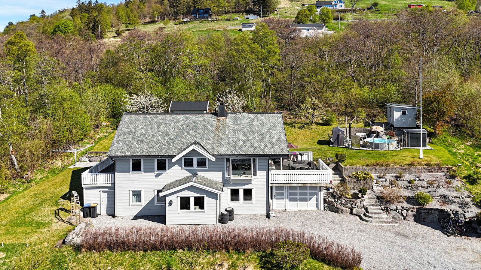 Dronefoto. Galleribilde