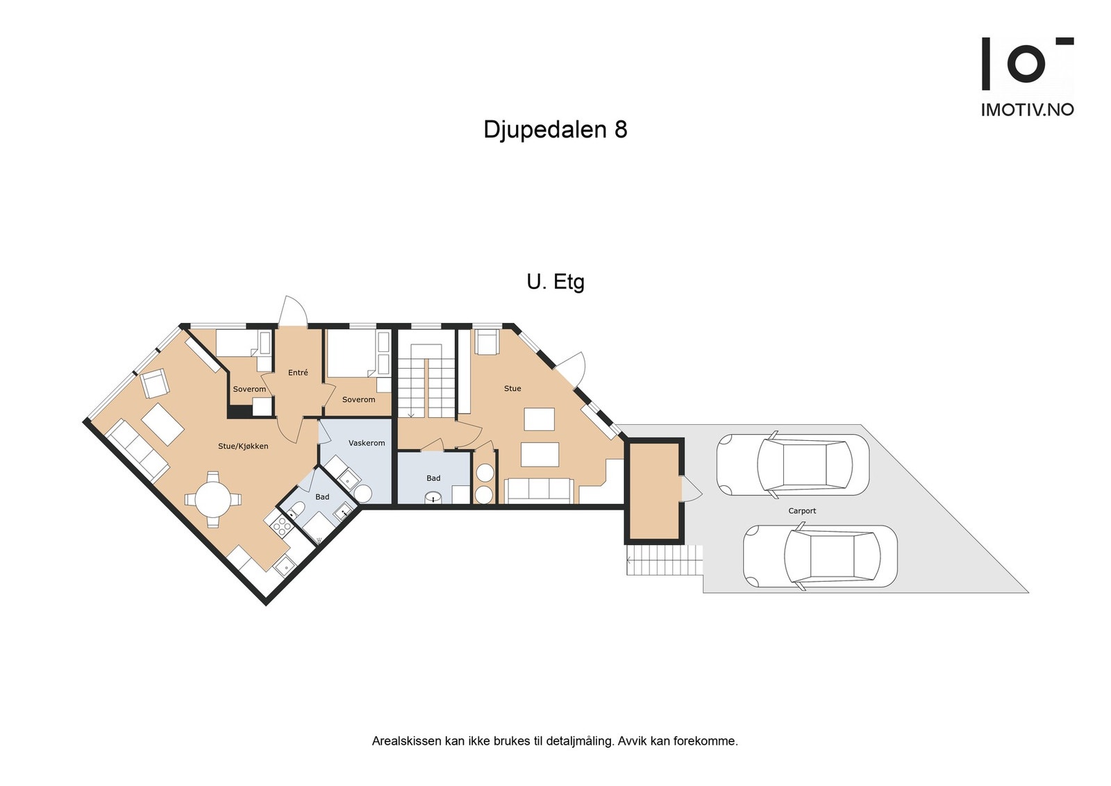 - Plantegning underetasje og hageleilighet - Galleribilde