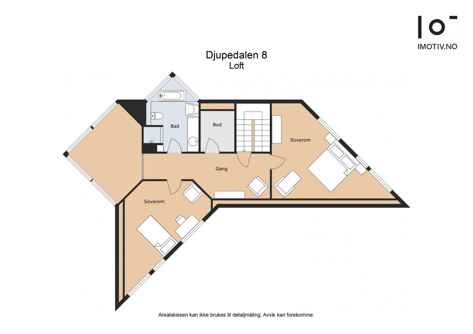 - Plantegning loftetasje - Galleribilde