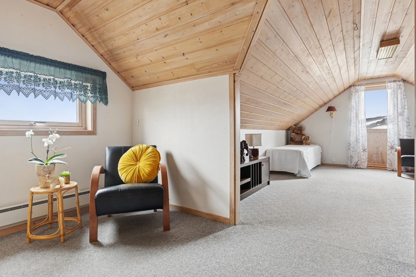 Loftsetasje i flere soner. Galleribilde