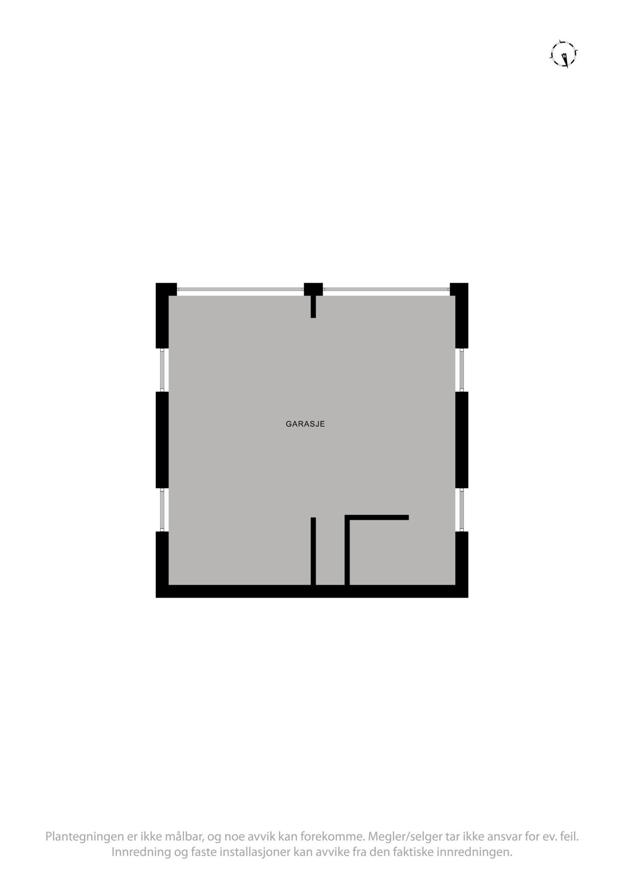 Plantegning Galleribilde