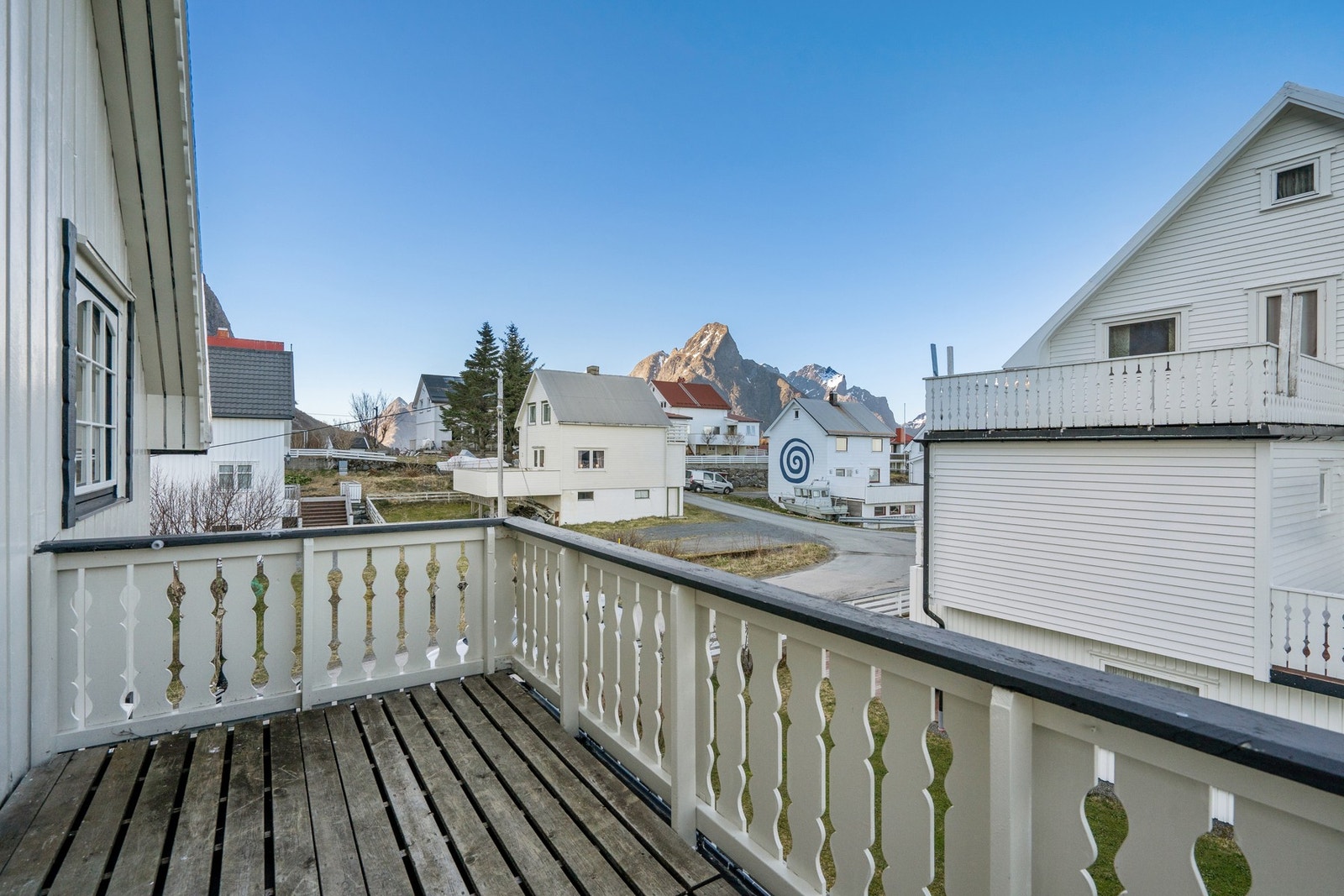 Utsikt fra verandaen på loftet. Galleribilde