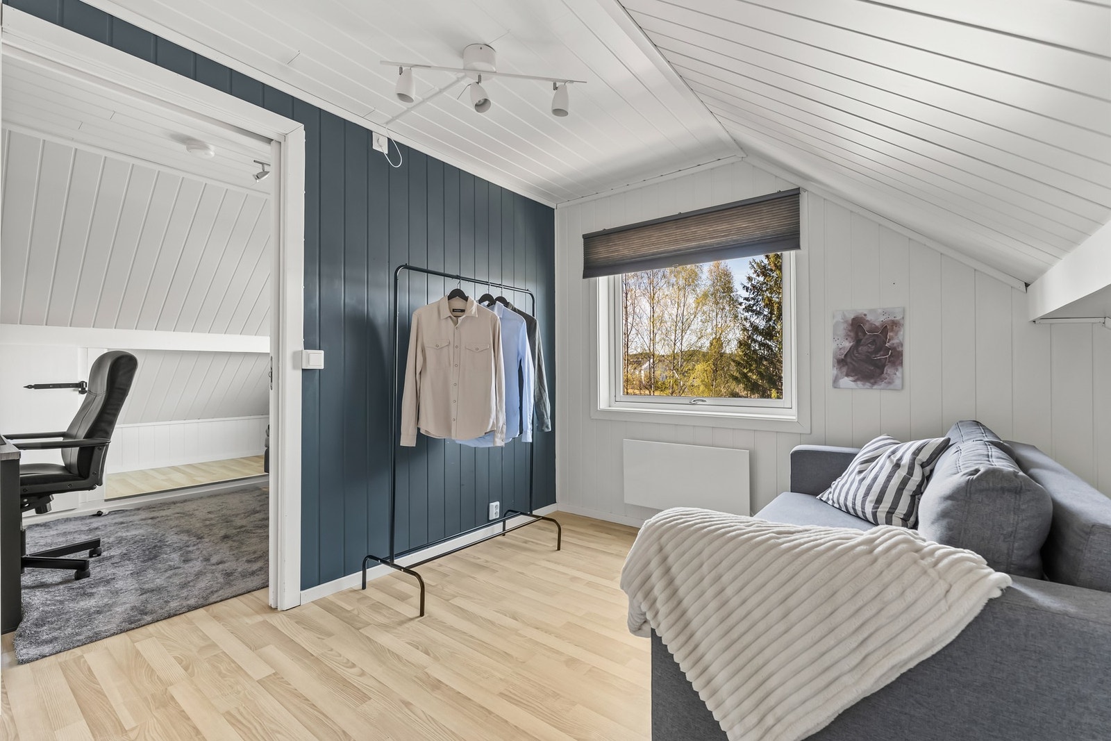 I tilknytting til dette soverommet er det tredje soverommet. Galleribilde