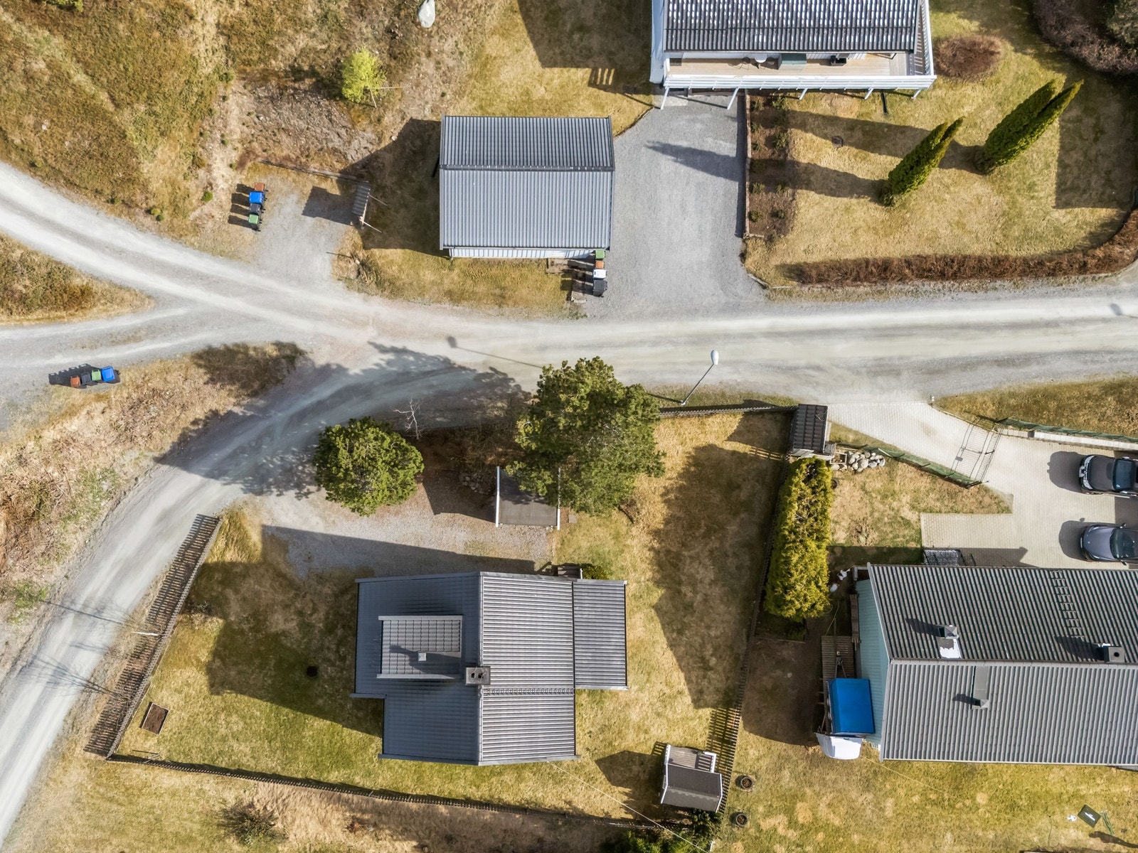 Oversikt på tomten Galleribilde