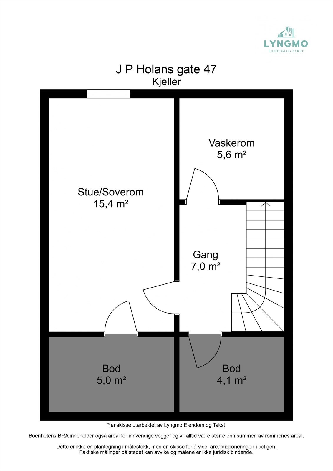 Planskisse kjeller Galleribilde