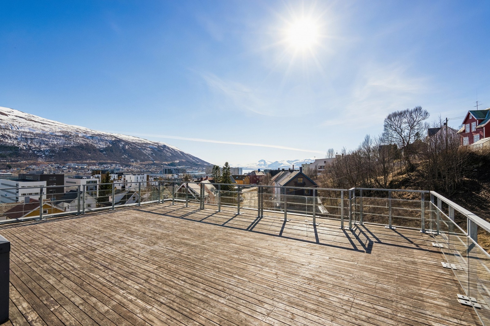 Stor felles takterrasse Galleribilde