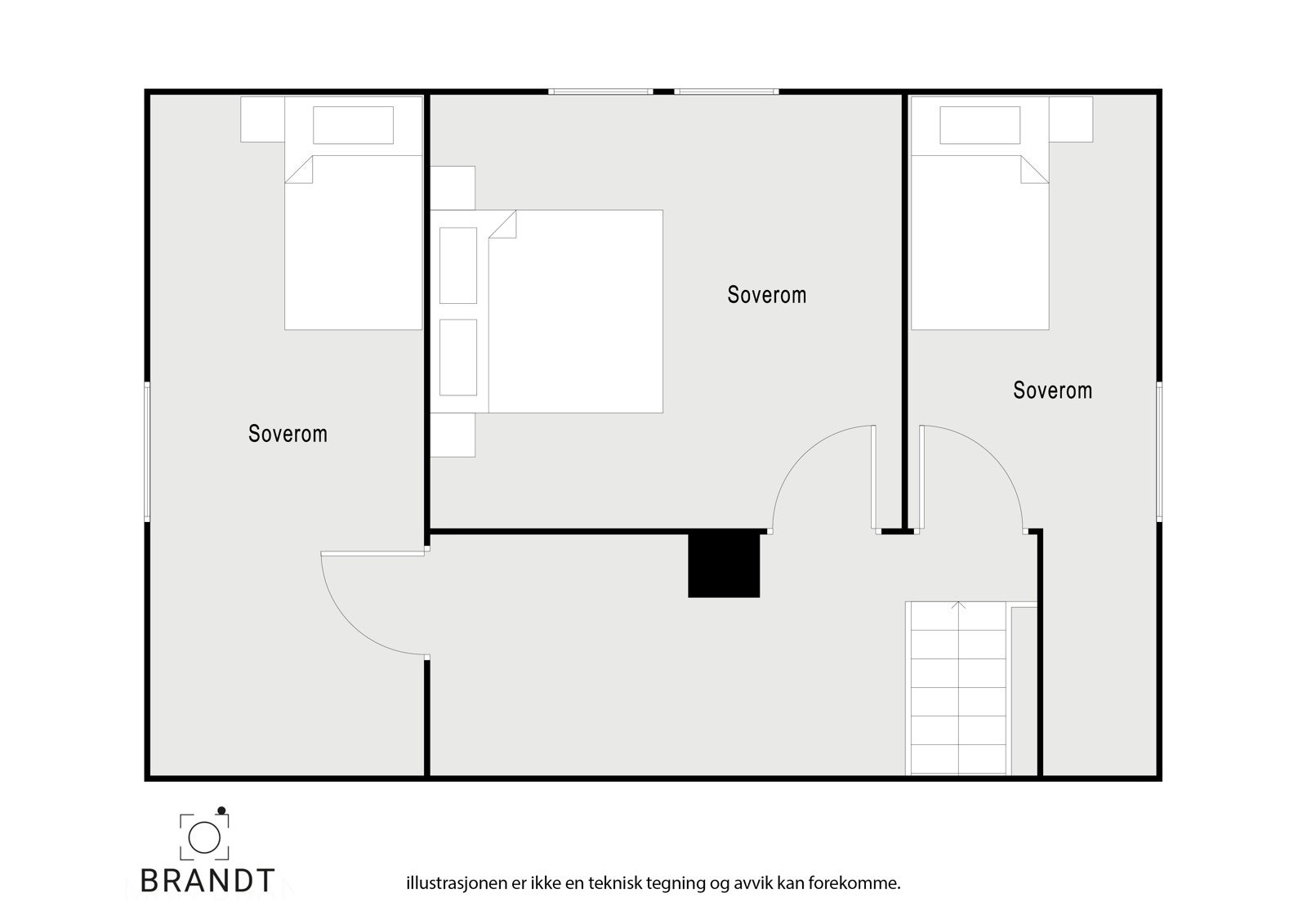 Plantegning 3.etasje Galleribilde