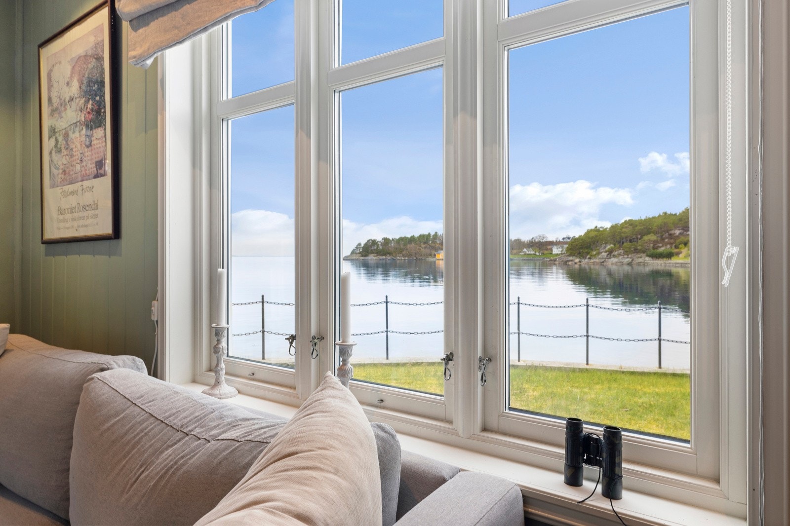 Utsikt fra sofaen Galleribilde