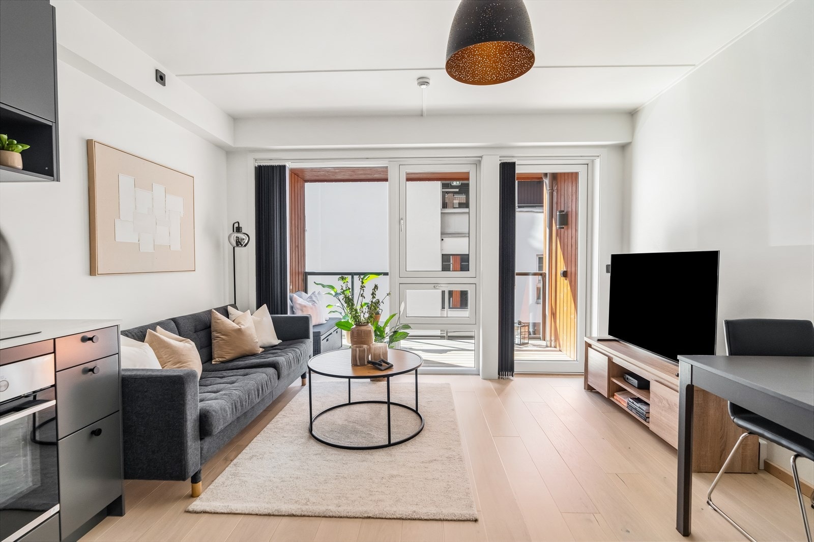 Velkommen til Brøtergata 4E, presentert av Malin Goa i Nordvik Lillestrøm! Foto: Stefan Borup Galleribilde