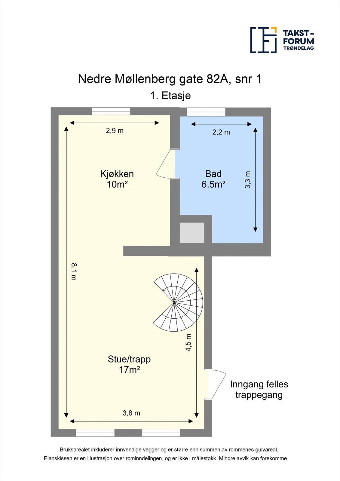 Plantegning 1. etasje. Galleribilde