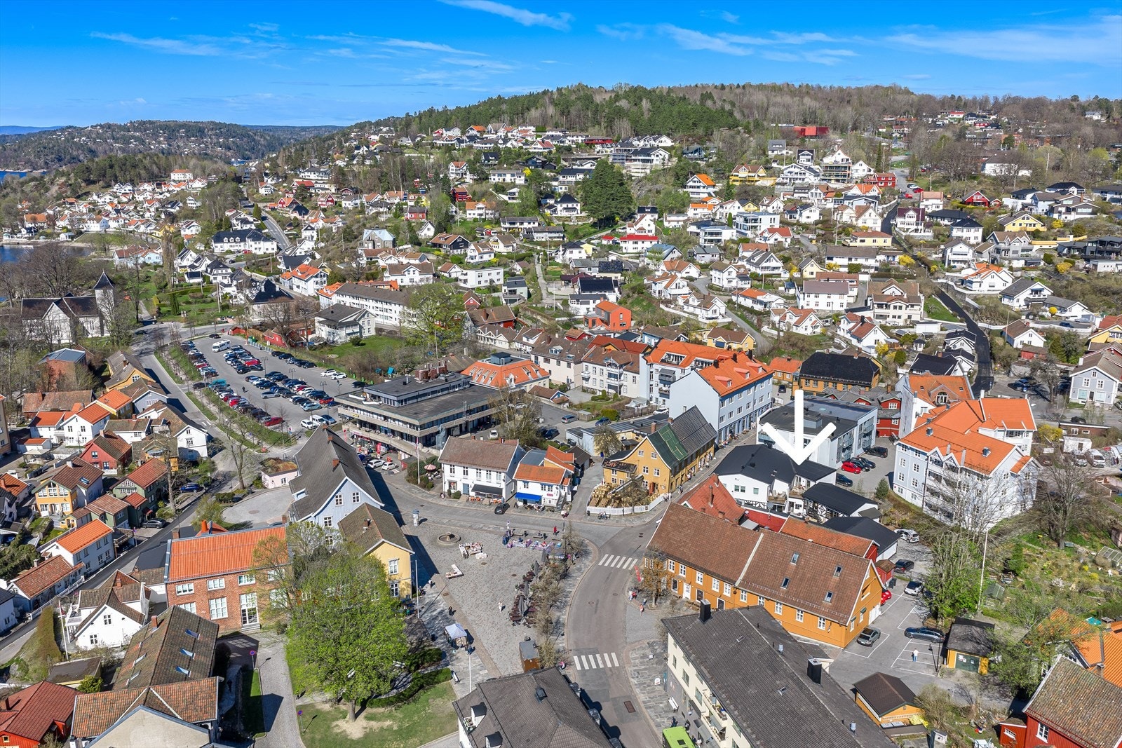 Dronefoto Galleribilde
