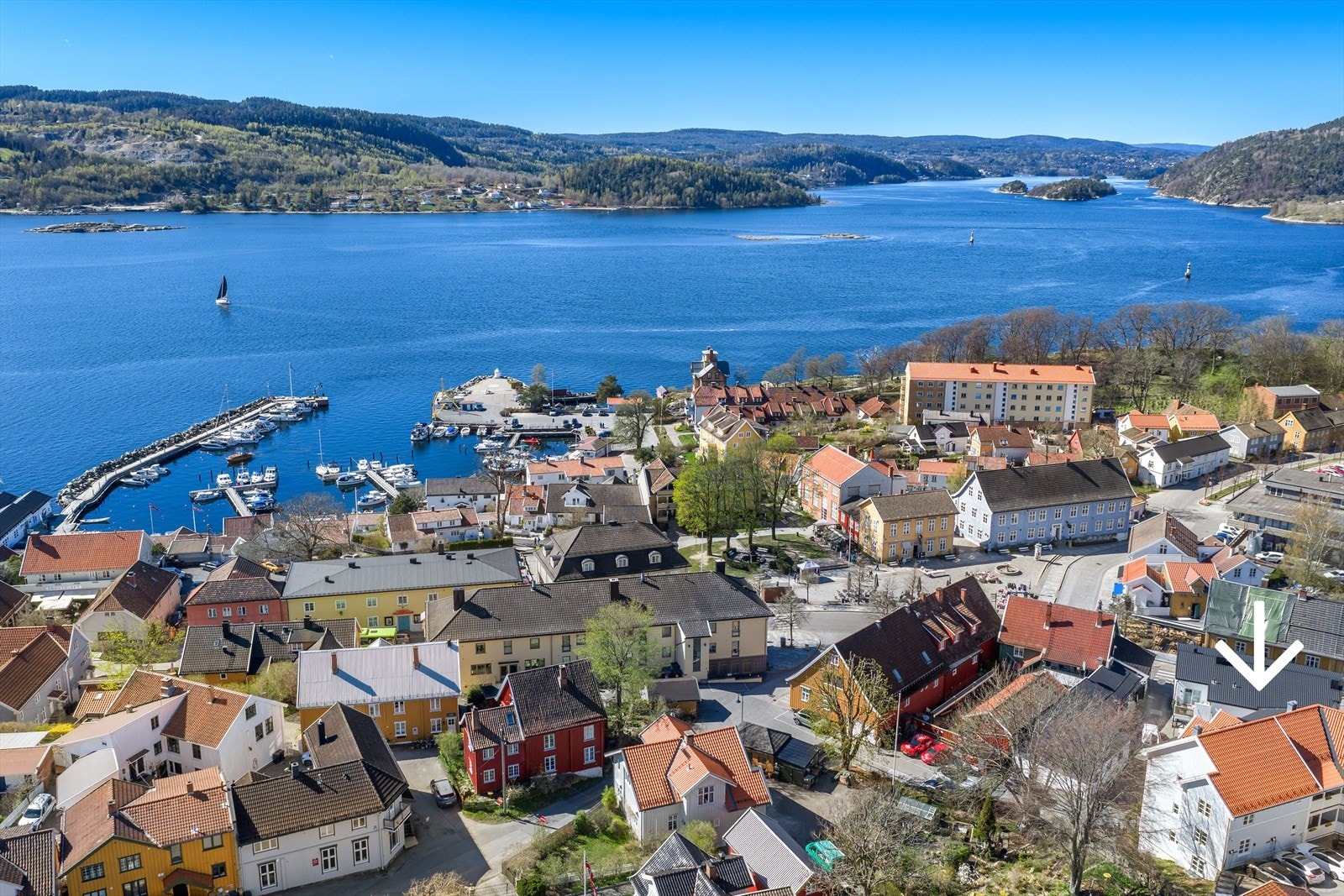 Dronefoto Galleribilde