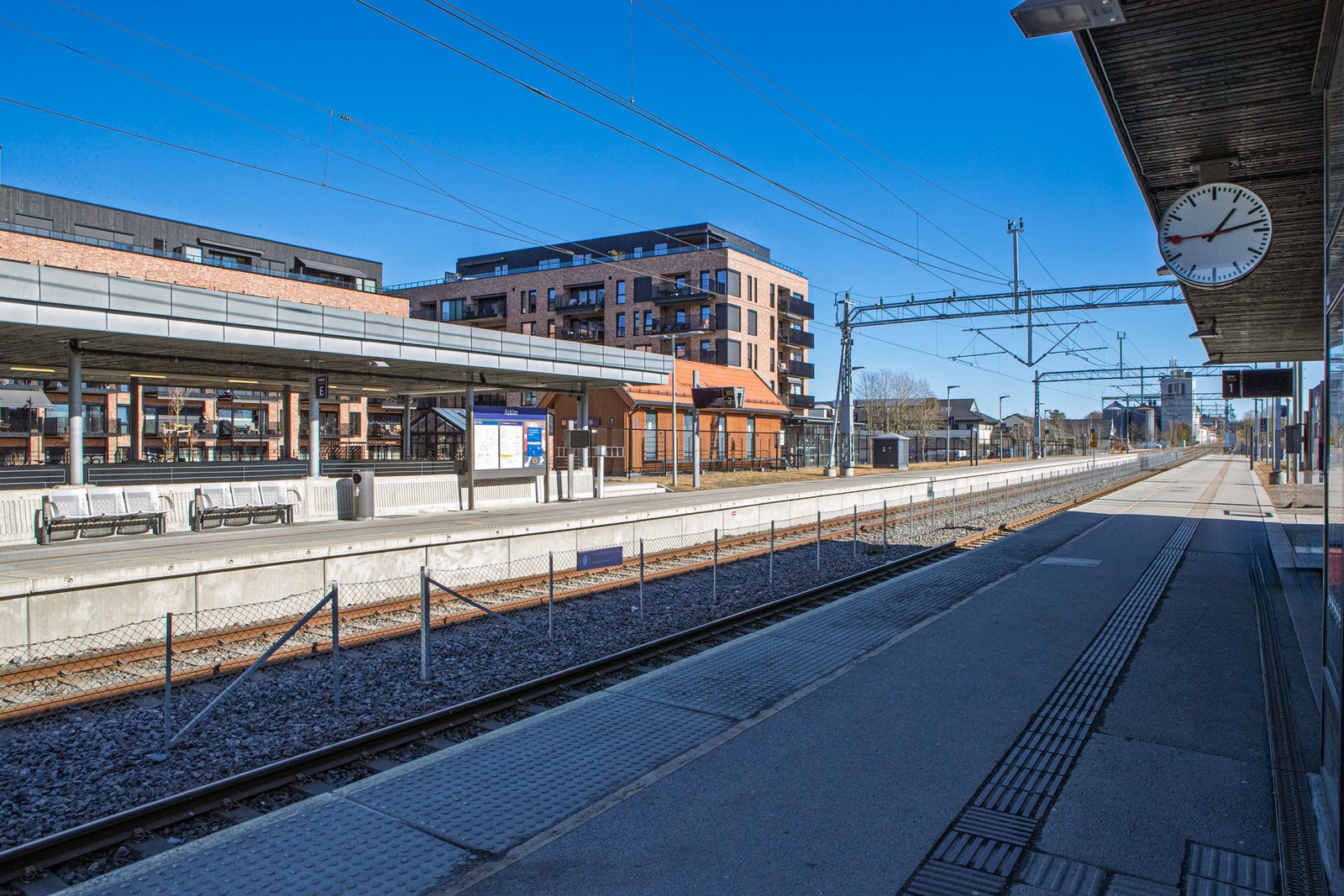 Askim har gode kollektiv forbindelser med tog og buss. Galleribilde