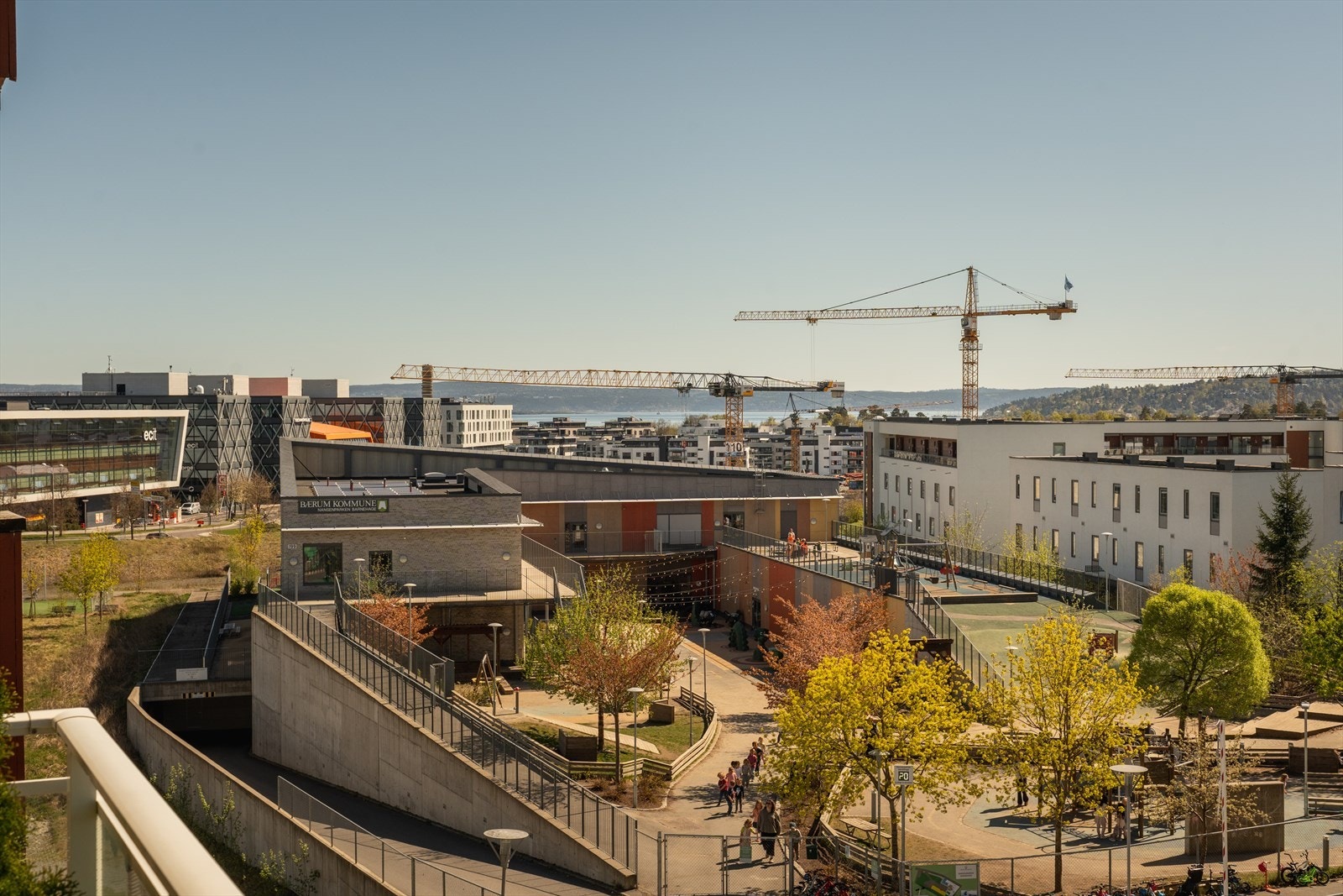 Nansenparken barnehage ligger kun to minutters gange unna. Galleribilde