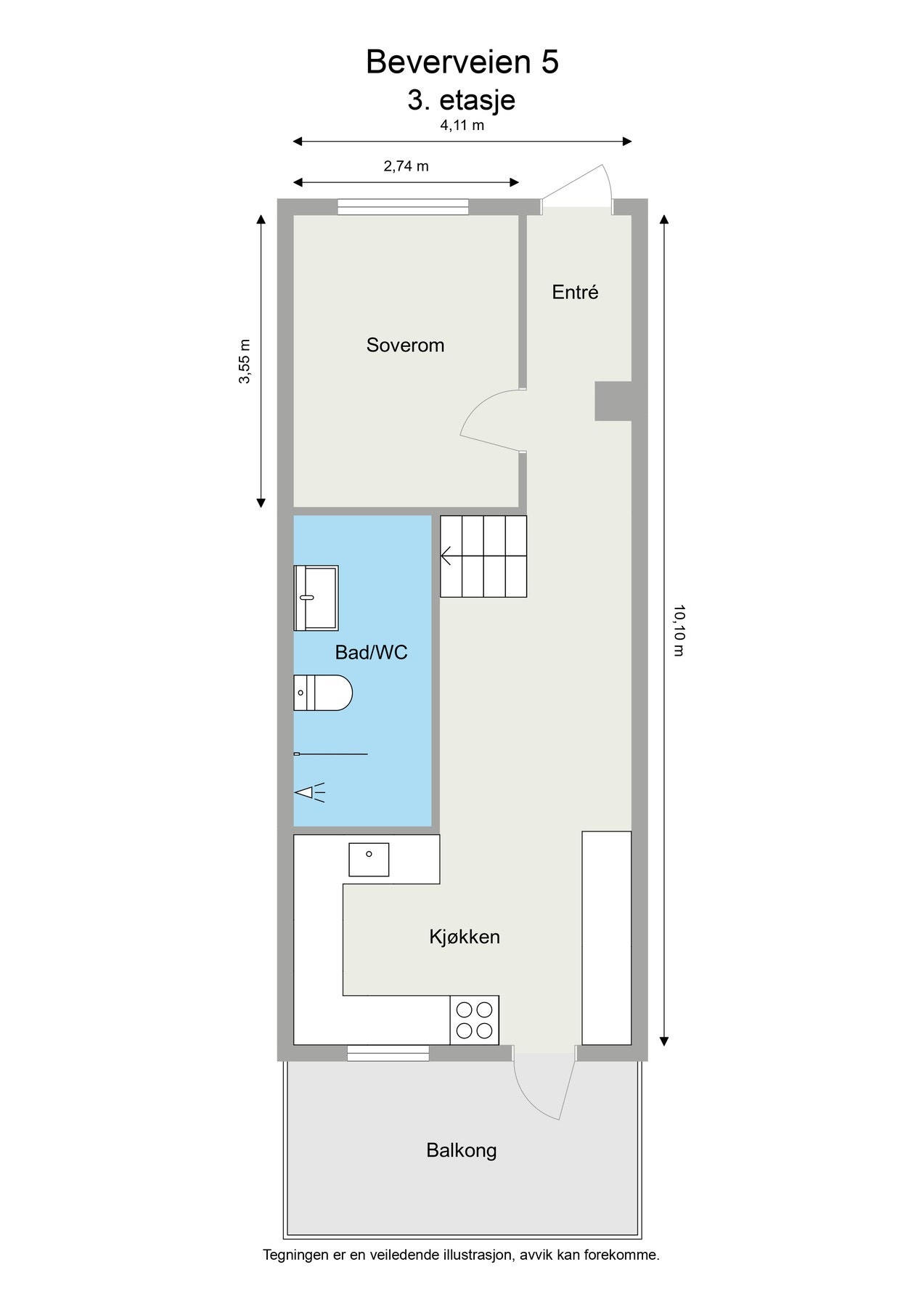 Plantegning / 3. etasje Galleribilde