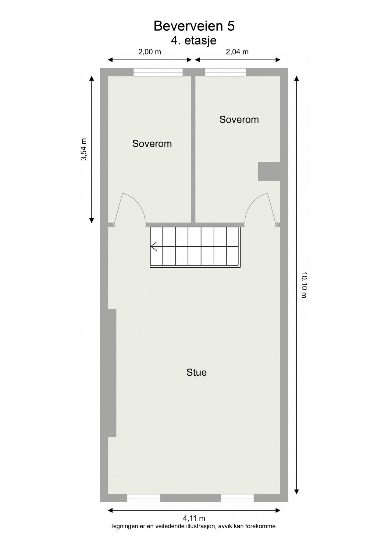 Plantegning / 4. etasje Galleribilde